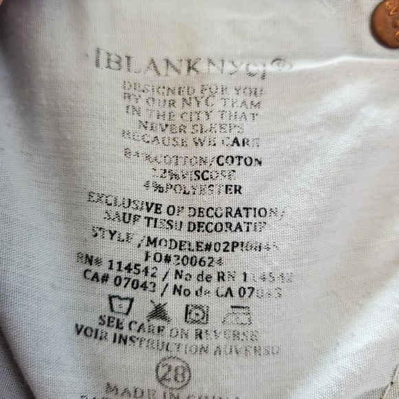 BLANK NYC Maxi Denim Skirt Women 28 Pockets Slit Cotton Blue Boho Festival Gypsy - Picture 10 of 11